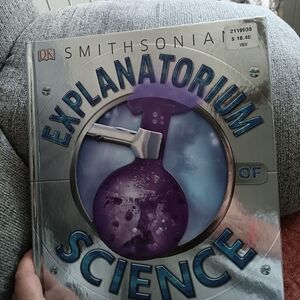 Smithsonian Explanatorium of Science Hardcover Book - Blue & Purple Cover